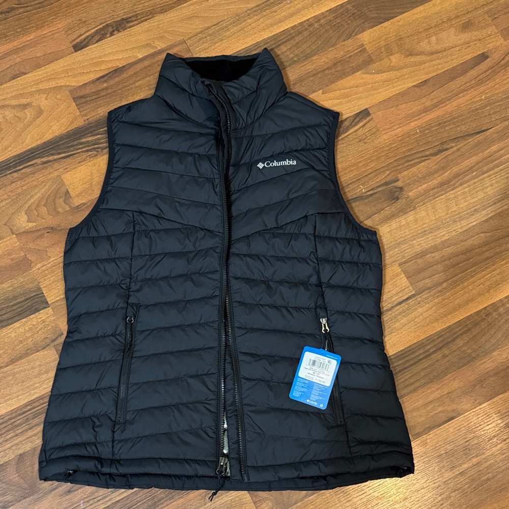 Columbia Midnight Black Quilted Vest